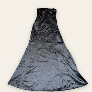 Gorgeous black/dark gray silk floor length Nicole Miller gown! New with tags!